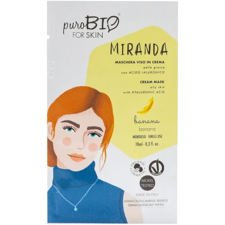 Miranda-banana-maschera-viso-purobio-for-skin