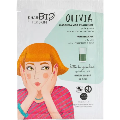 Olivia-latte-spirulina-maschera-viso-purobio-for-skin