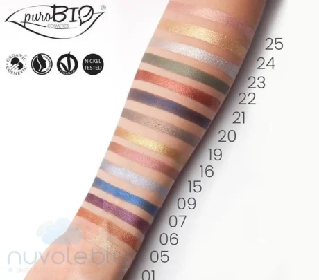 Purobio-swatches-ombretti