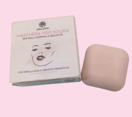 18026581001689 Maschera Viso Solida Rosa 30 gr ALBERO DELLA VITA