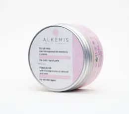 Scrub Viso Con Microgranuli di Mandorla e Avena Alkemis