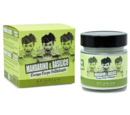 Crema Corpo vellutante Mandarino e Basilico Apiarium